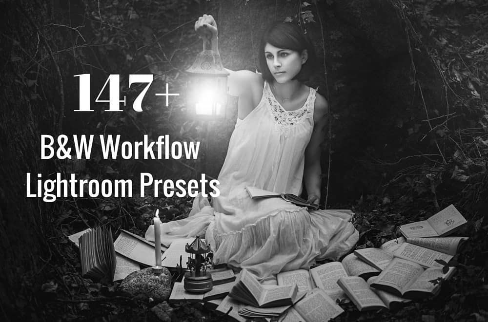 147组黑白单色Lightroom预设合集 B&W Lightroom Presets Bundle.zip