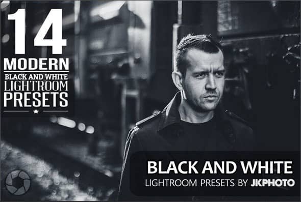 14组黑白Lightroom预设 14 Black And White Lightroom Presets.zip