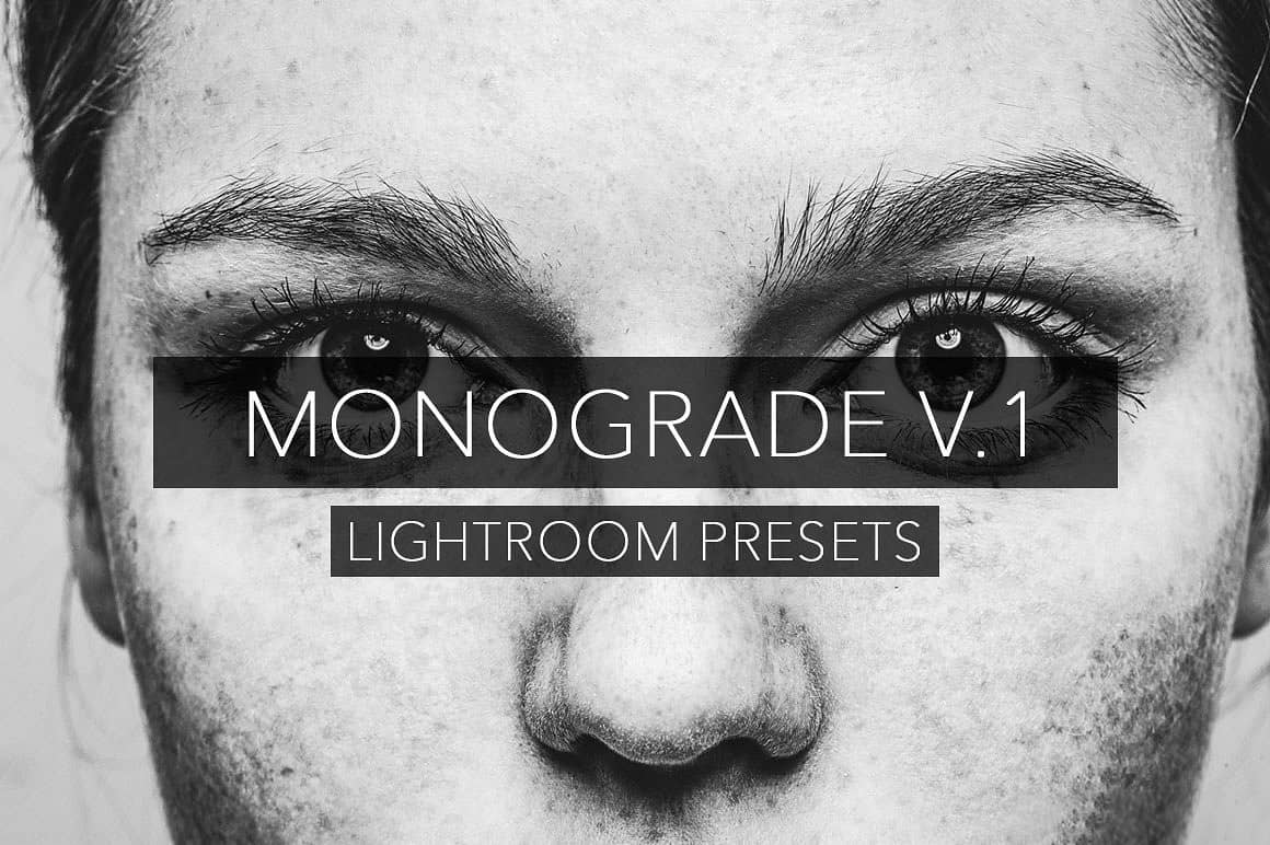 ColorGrade出品高对比度润滑磨砂黑白效果Lightroom预设.zip