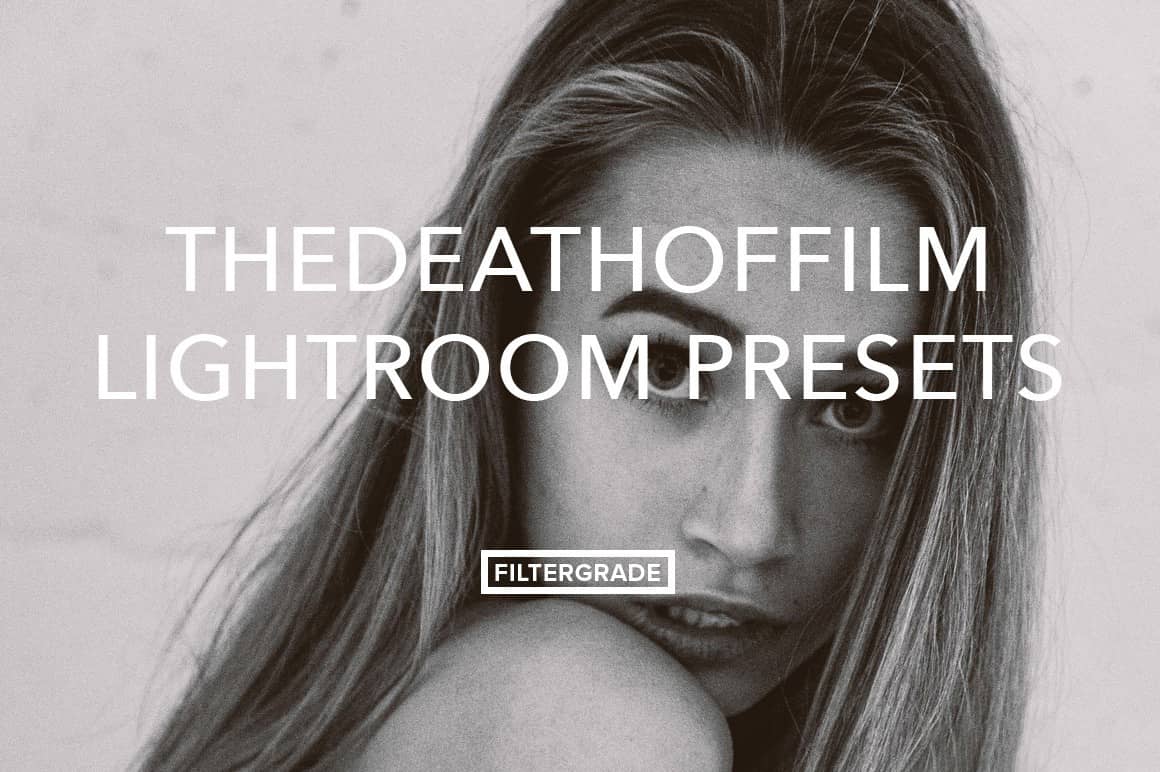 低对比度老式数字电影黑白颗粒胶片人像INS照片滤镜Lightroom预设.zip