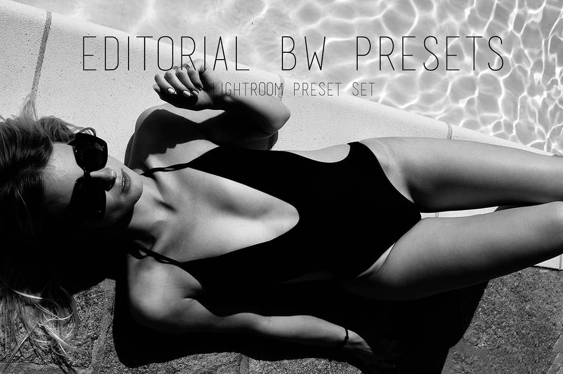 时尚人像摄影经典黑白Lightroom预设