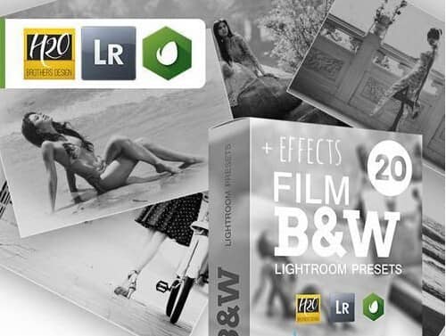 电影 B & W Lightroom 预设.zip