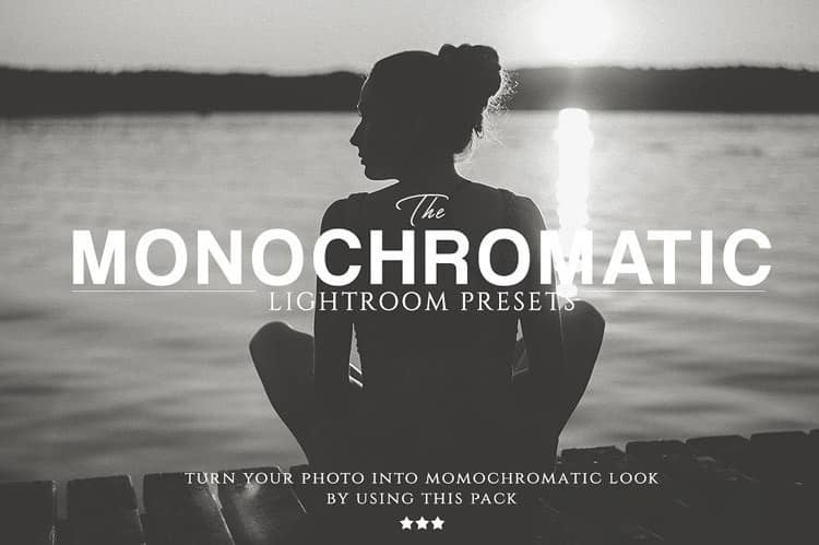精品单色黑白Lightroom预设 Monochromatic Lightroom Presets.zip