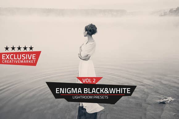 精品电影黑白胶片Lightroom预设 Enigma  B&W Lightroom Presets Vol 2.zip