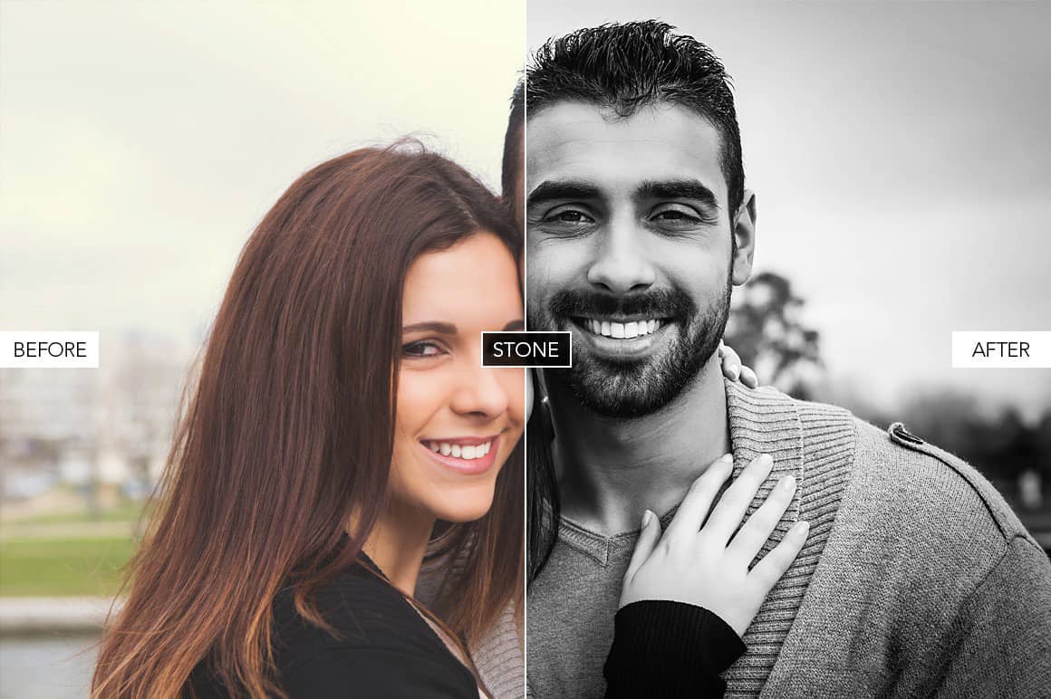 经典黑白人像Lightroom预设 Silvertone Volume 1.zip