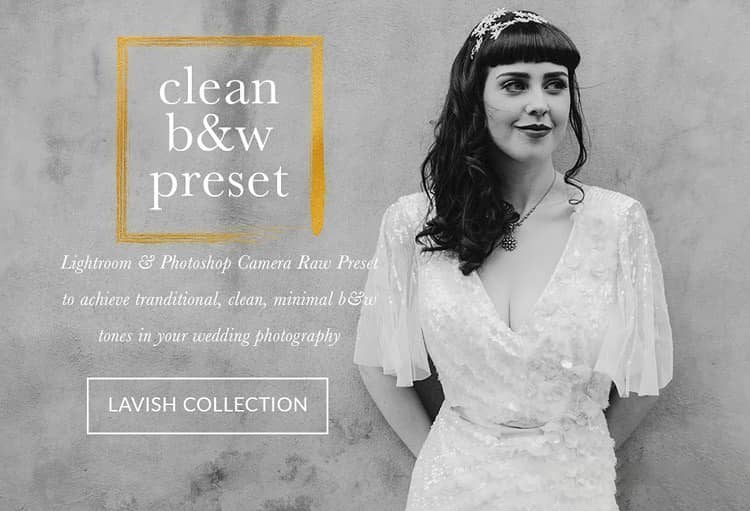 经典黑白婚礼肖像Lightroom预设.zip