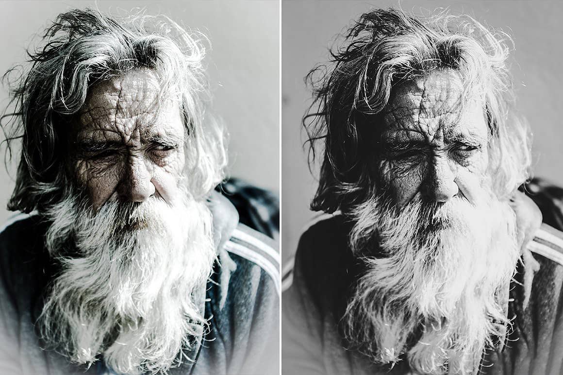 高级人像黑白Lightroom预设 B&W Portrait – 150 Lightroom Presets.zip