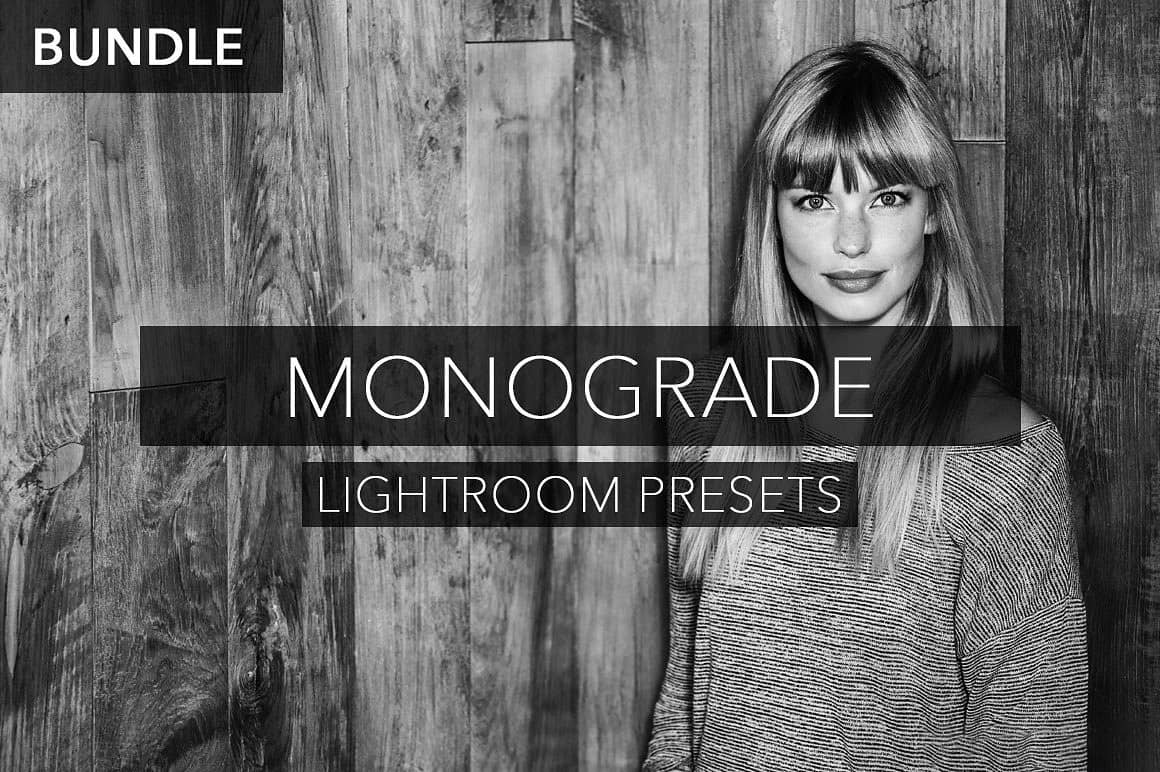 黑白单色Lightroom预设合集 MonoGrade Bundle – Lightroom Presets.zip