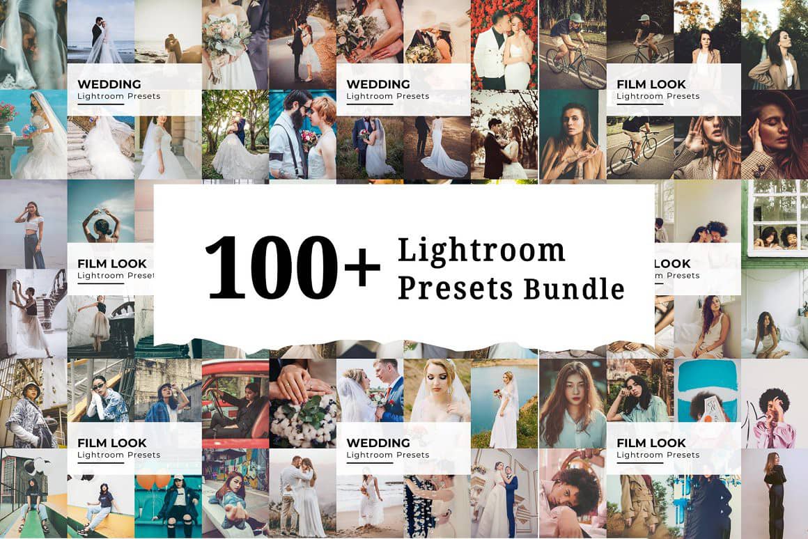 100组时尚人像电影婚礼Lightroom预设合集 100+ Lightroom Presets Bundle