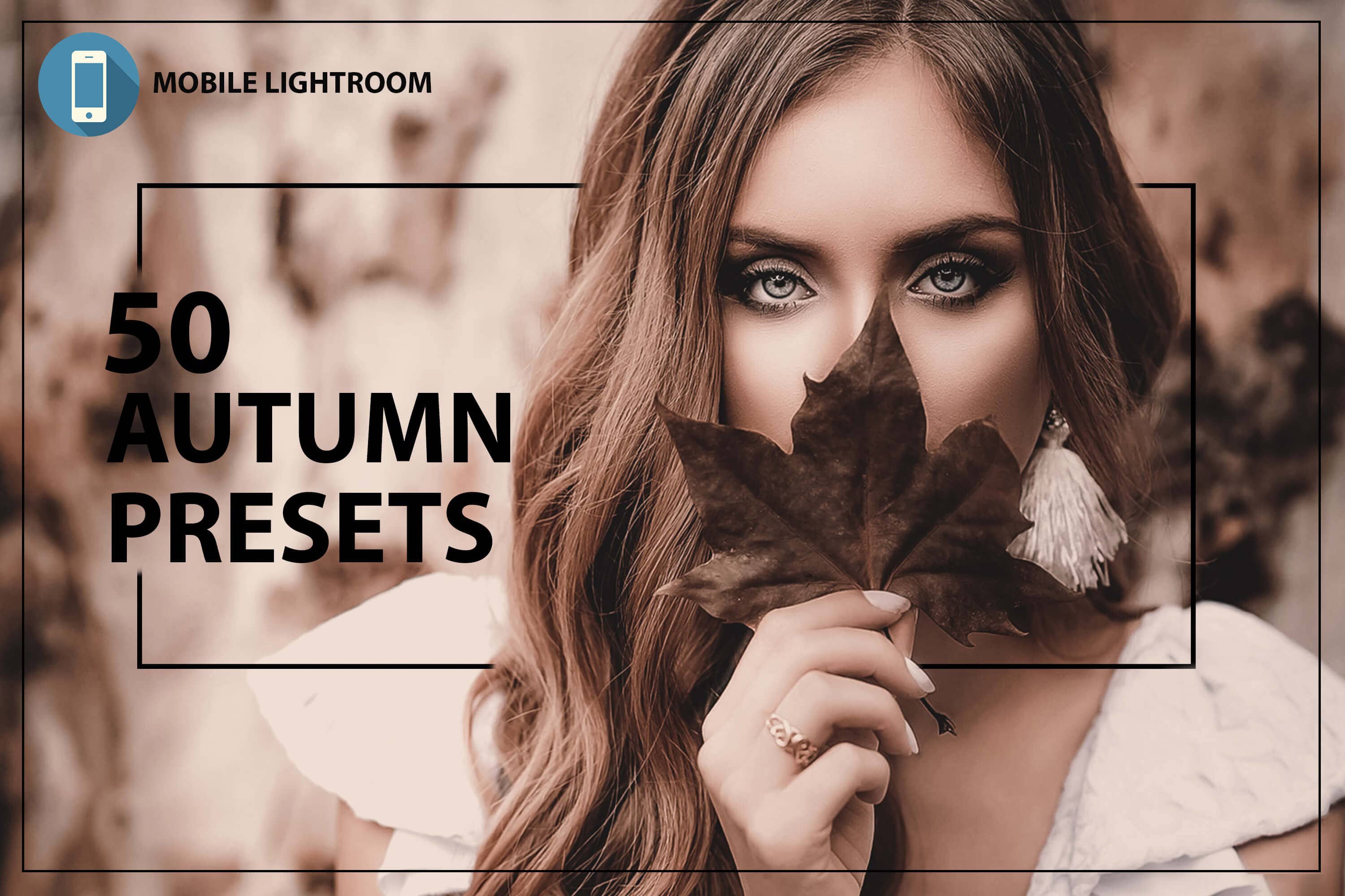 50组秋季外拍人像风景调色Lightroom预设+手机Lightroom APP预设