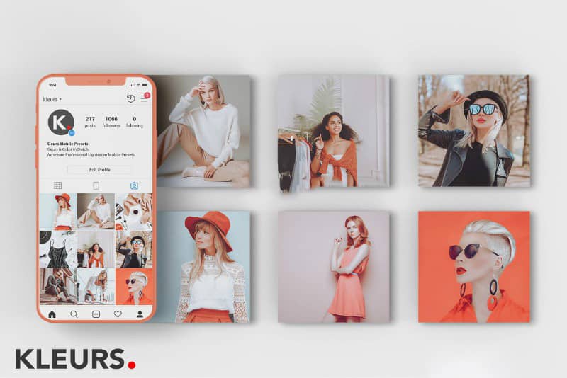 Instagram清新魅力女性桃色色调LR手机预设PEACH TONES MOBILE LR PRESETS