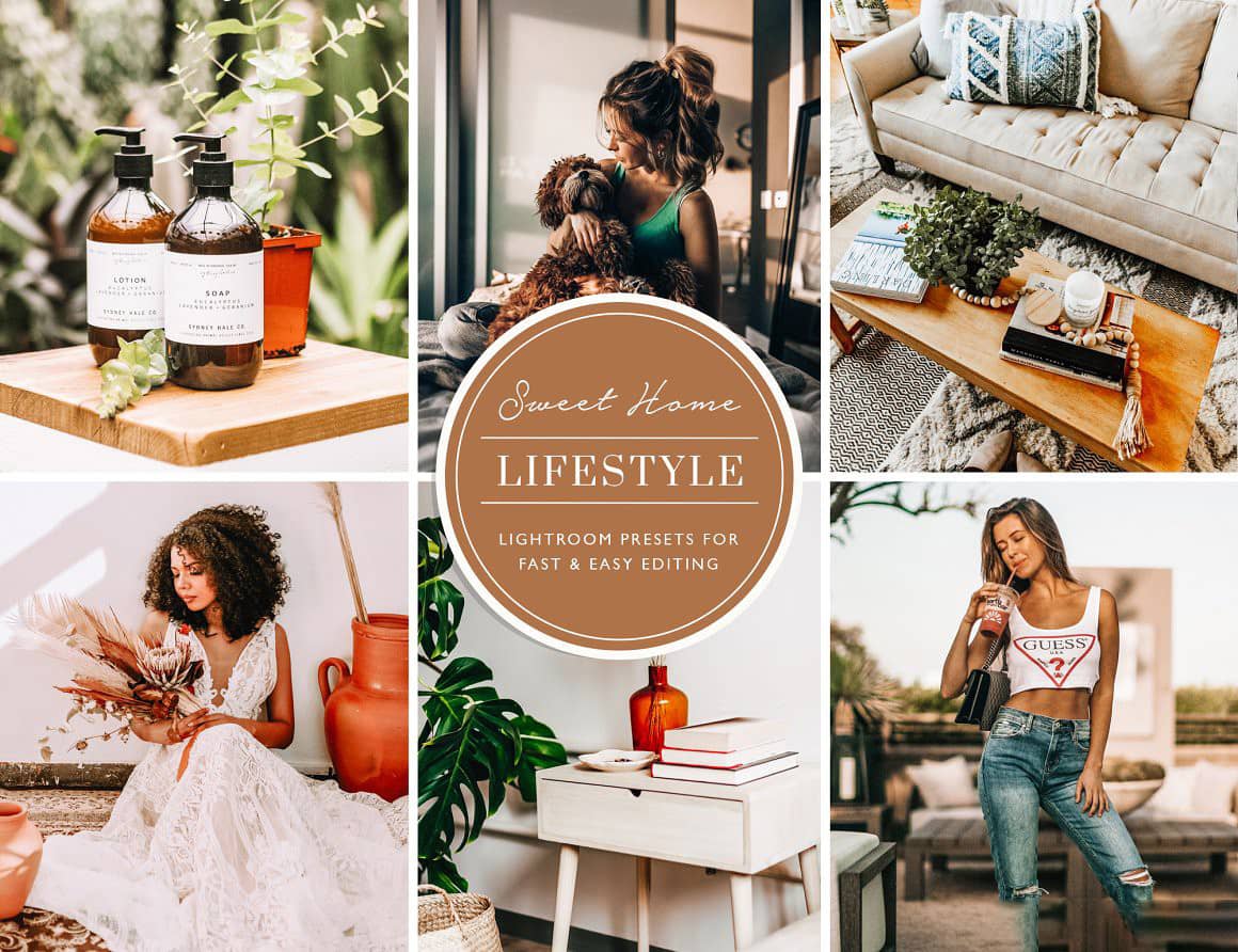 Insta博客家庭人像Lightroom预设与手机lr预设 Indoor Home Lightroom Presets