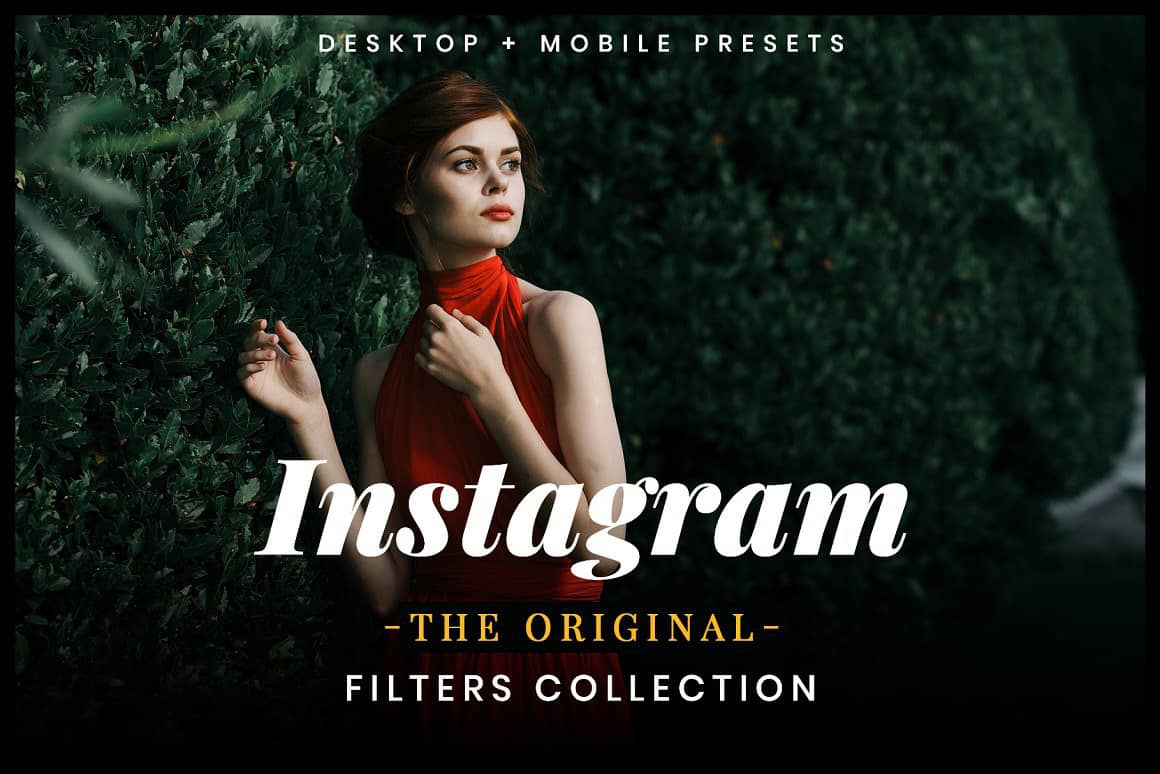 Insta网红人像后期调色Lightroom预设 Instagram Original Filters – Presets