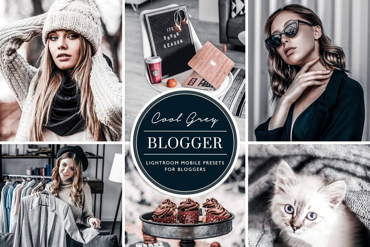 Insta网红灰调人像LR预设+APP预设 Instagram Blogger Lightroom Presets