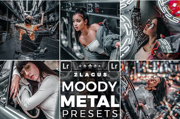 INS人像金属灰LR预设