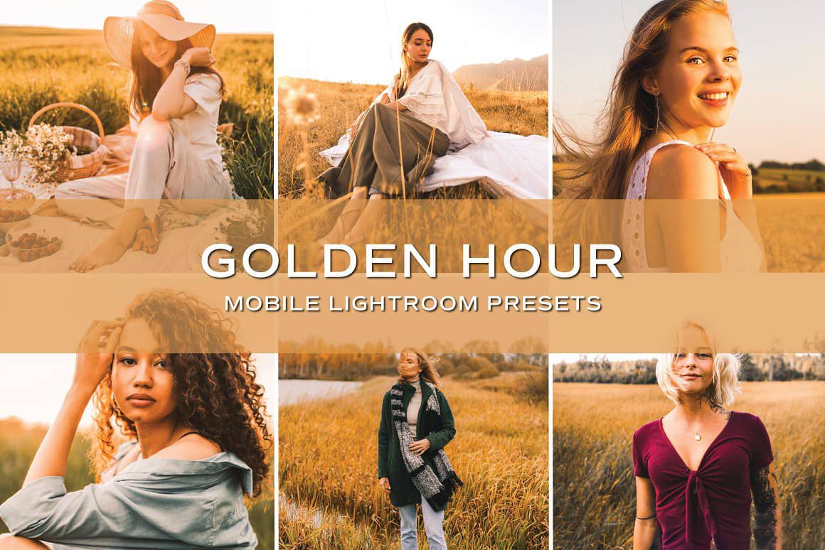 INS时尚玫瑰金人像Lightroom预设+APP调色预设 Rose Gold Lightroom Presets