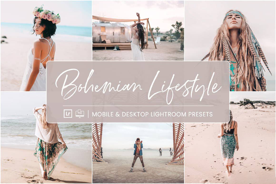 INS波西米亚生活方式摄影后期Lightroom预设 Lightroom Presets Bohemian Style