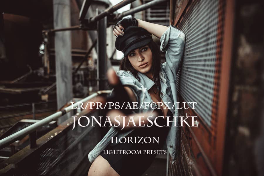 INS网红Jonas Jaeschke黑暗电影胶片街拍lr预设PR