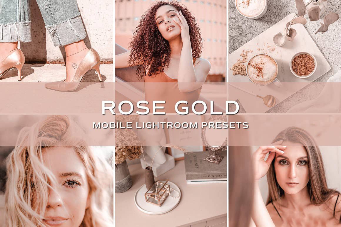 INS网红摄影师5种明亮通透干净通用Lightroom预设+移动APP调色滤镜