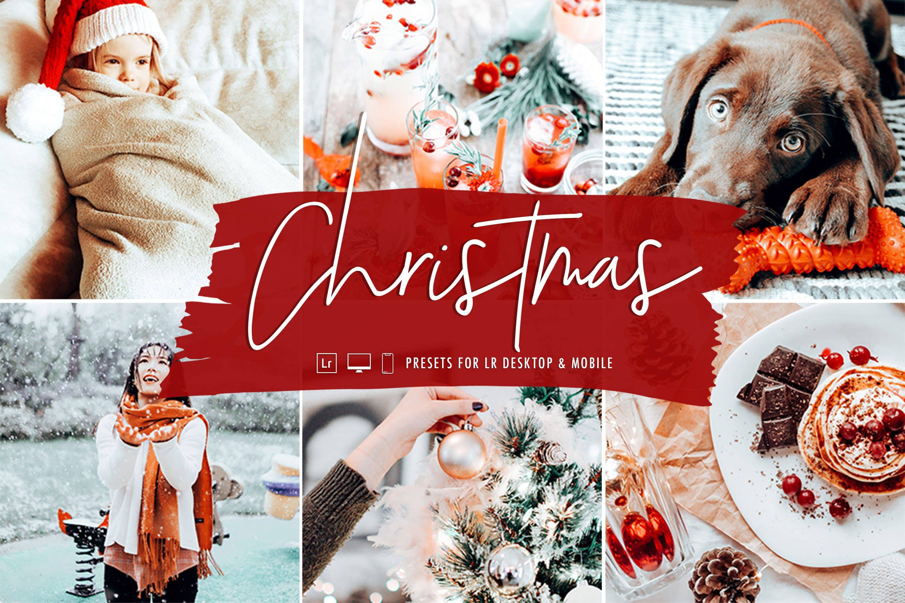 ins风格明亮通透圣诞新年后期LR预设 Signature Edits – The Christmas Preset