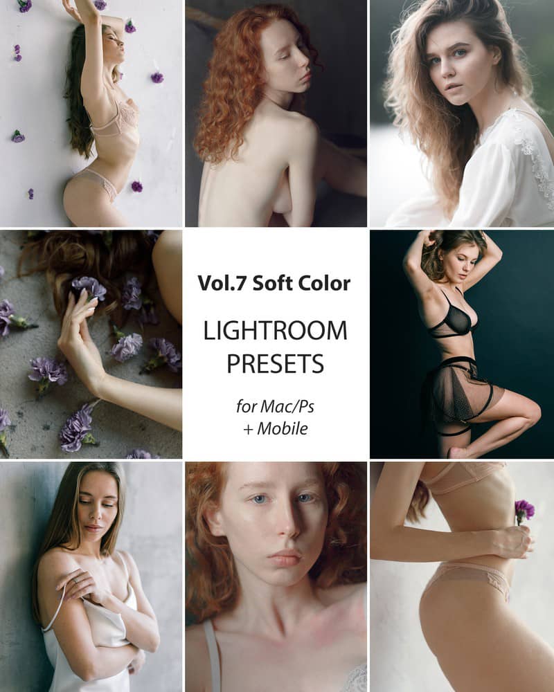 俄罗斯摄影师 Pavel Vozmischev清新通柔和梦幻人像LR预设 Pavel Vozmischev – Vol.7 Soft Colours