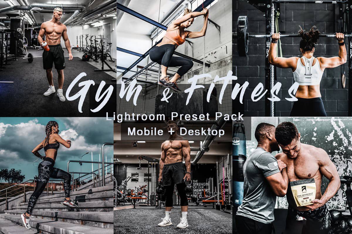 健身运动人像调色LR预设