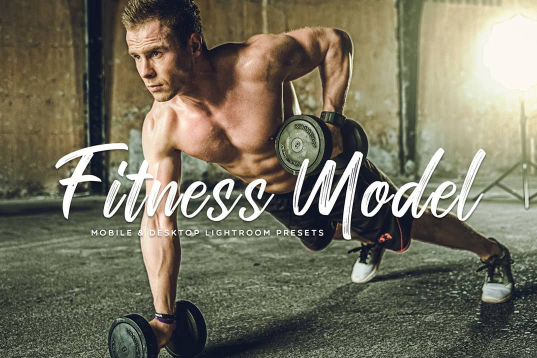 健身运动细节增强Lightroom预设+手机版lr预设Fitness Model Lightroom