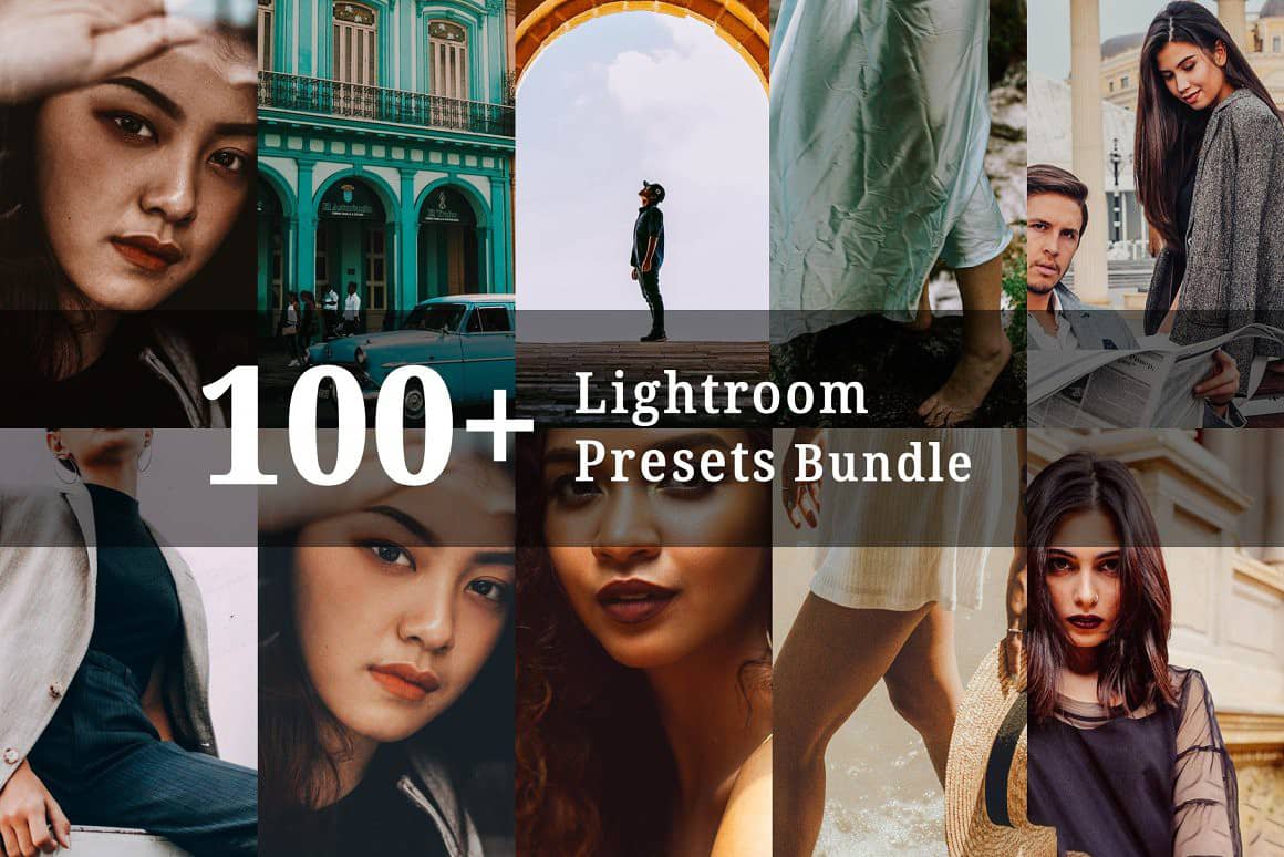 充满活力明亮通透灰白色LR预设