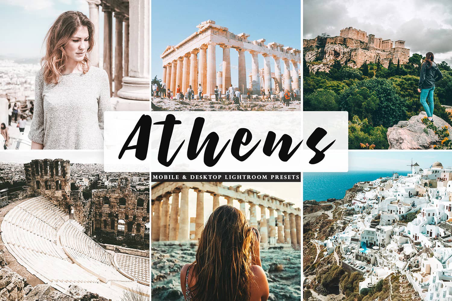 典雅温暖明亮Lightroom预设+手机版APP预设 Athens Lightroom Presets
