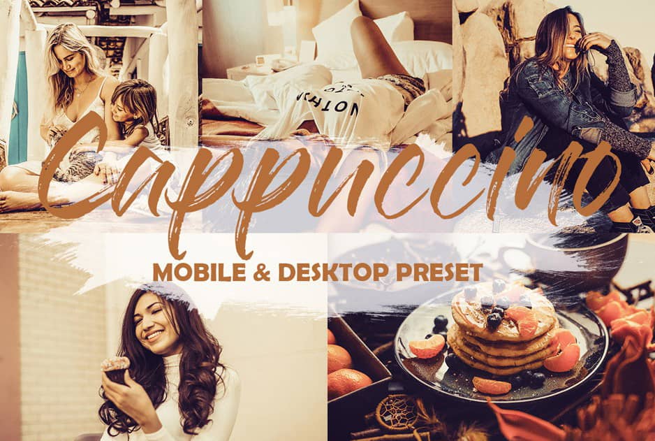 咖啡色调Lightroom预设+手机版APP预设 Mobile and Desktop Lightroom