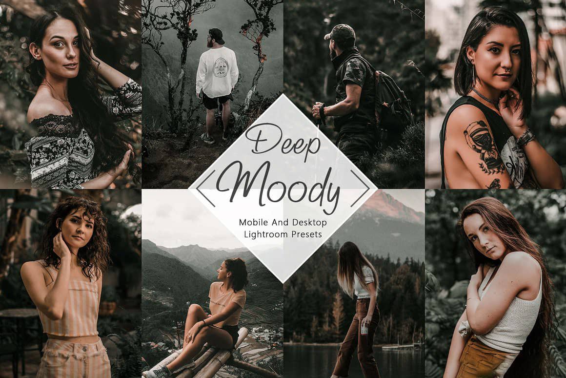 喜怒无常黑暗情绪旅拍人像LR预设