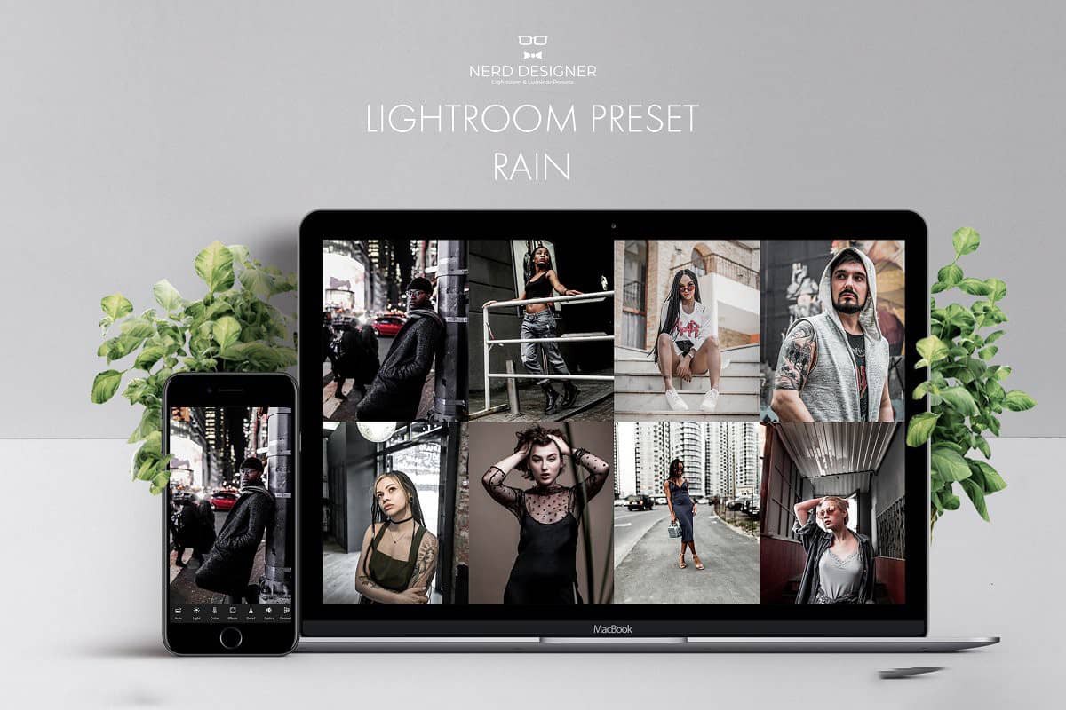 城市肖像摄影蓝色调Lightroom预设Lightroom Preset – Rain