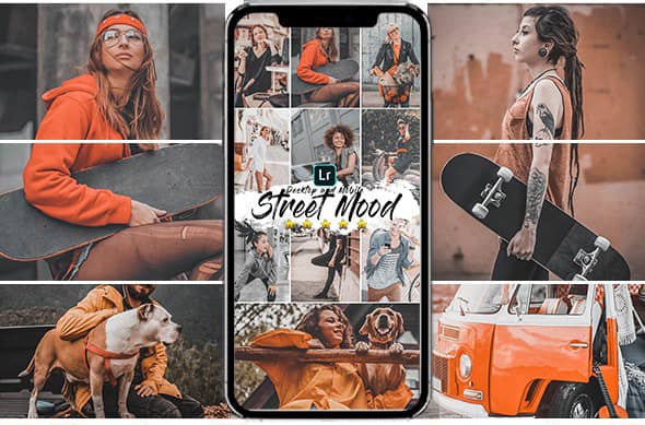 城市街头情绪人像胶片LR预设+手机lr预设 Street Mood Lightroom
