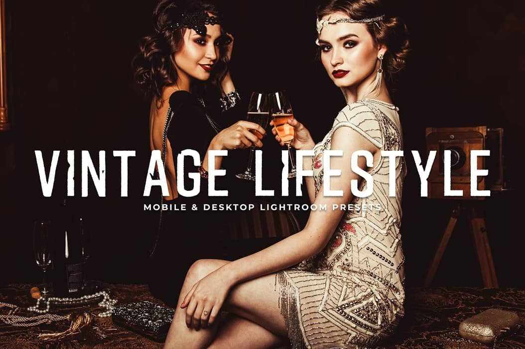 复古人像Lightroom预设+手机版预设Vintage Lifestyle Lightroom Presets