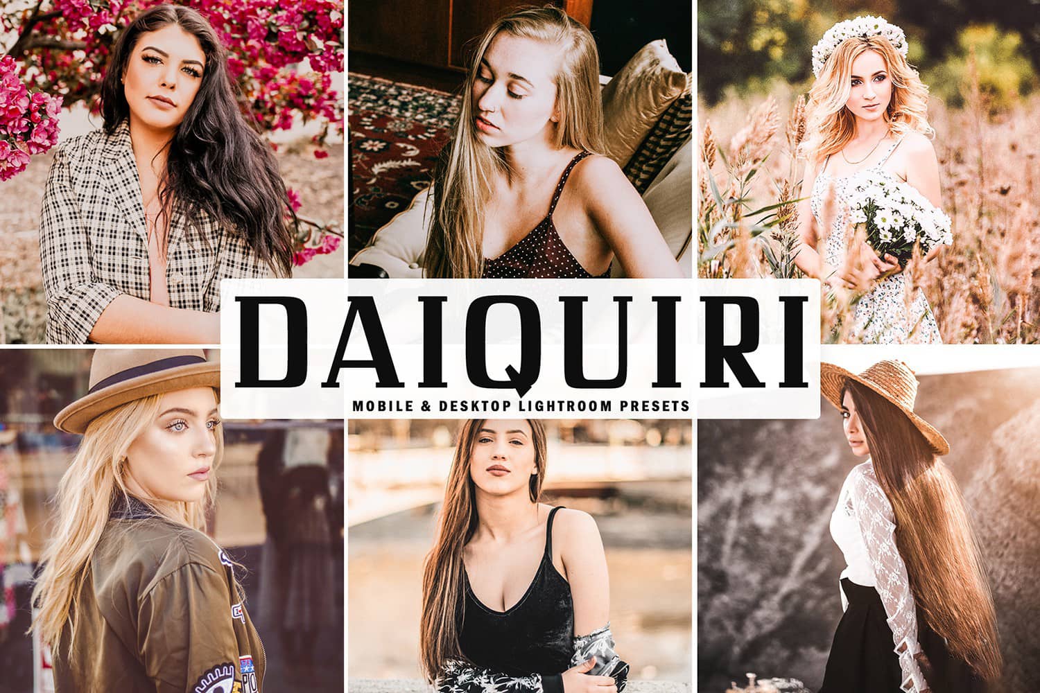 复古胶片人像Lightroom预设+移动APP预设 Daiquiri Lightroom Presets