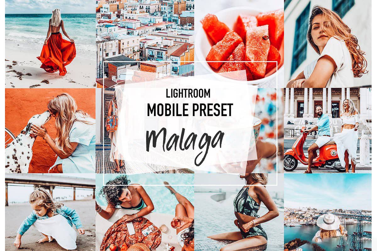 夏季户外活力人像电影胶片Lightroom预设+手机版APP滤镜