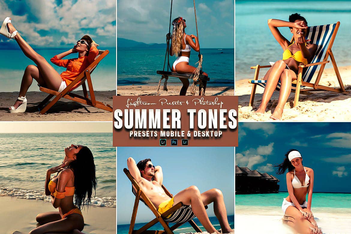 夏季色调旅拍人像后期调色Lightroom预设 Summer Tones Lightrom Presets