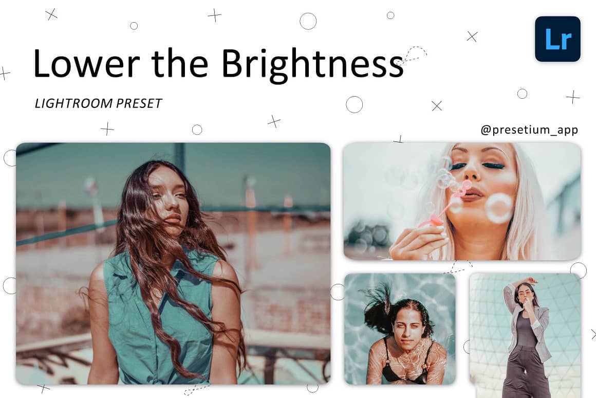 外拍人像通透深色胶片Lightroom预设