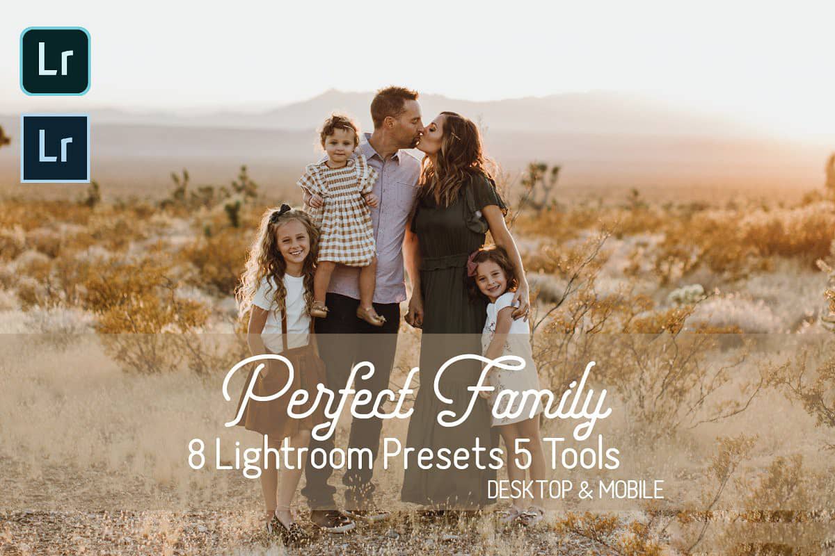 完美家庭人像LR预设+移动APP预设 Perfect Family Lightroom Presets