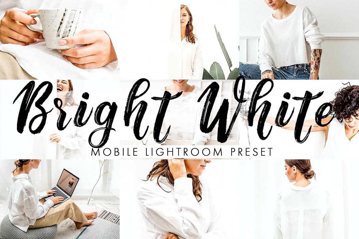 家居生活通透明亮LR预设+手机LR预设 Bright White Lightroom Presets