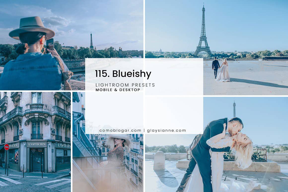 小清新蓝调胶片风Lightroom预设 115. Blueishy By Advina Store