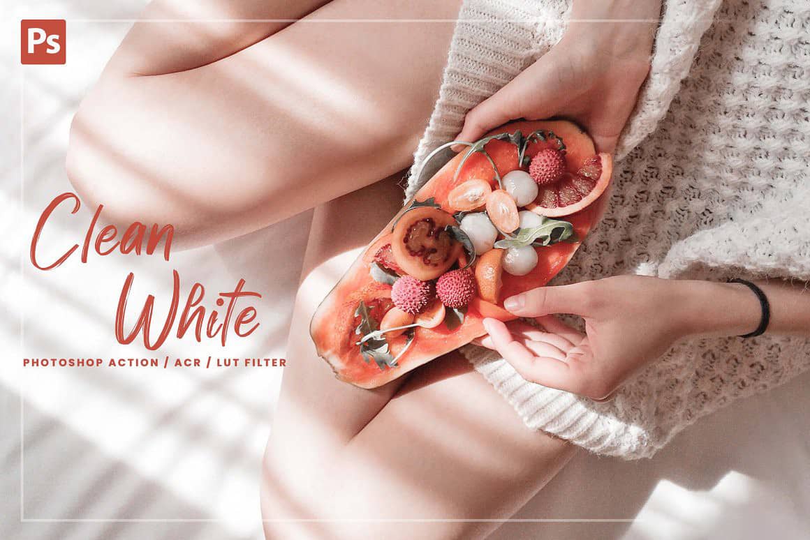 干净明亮清新通透室内人像摄影ACR预设