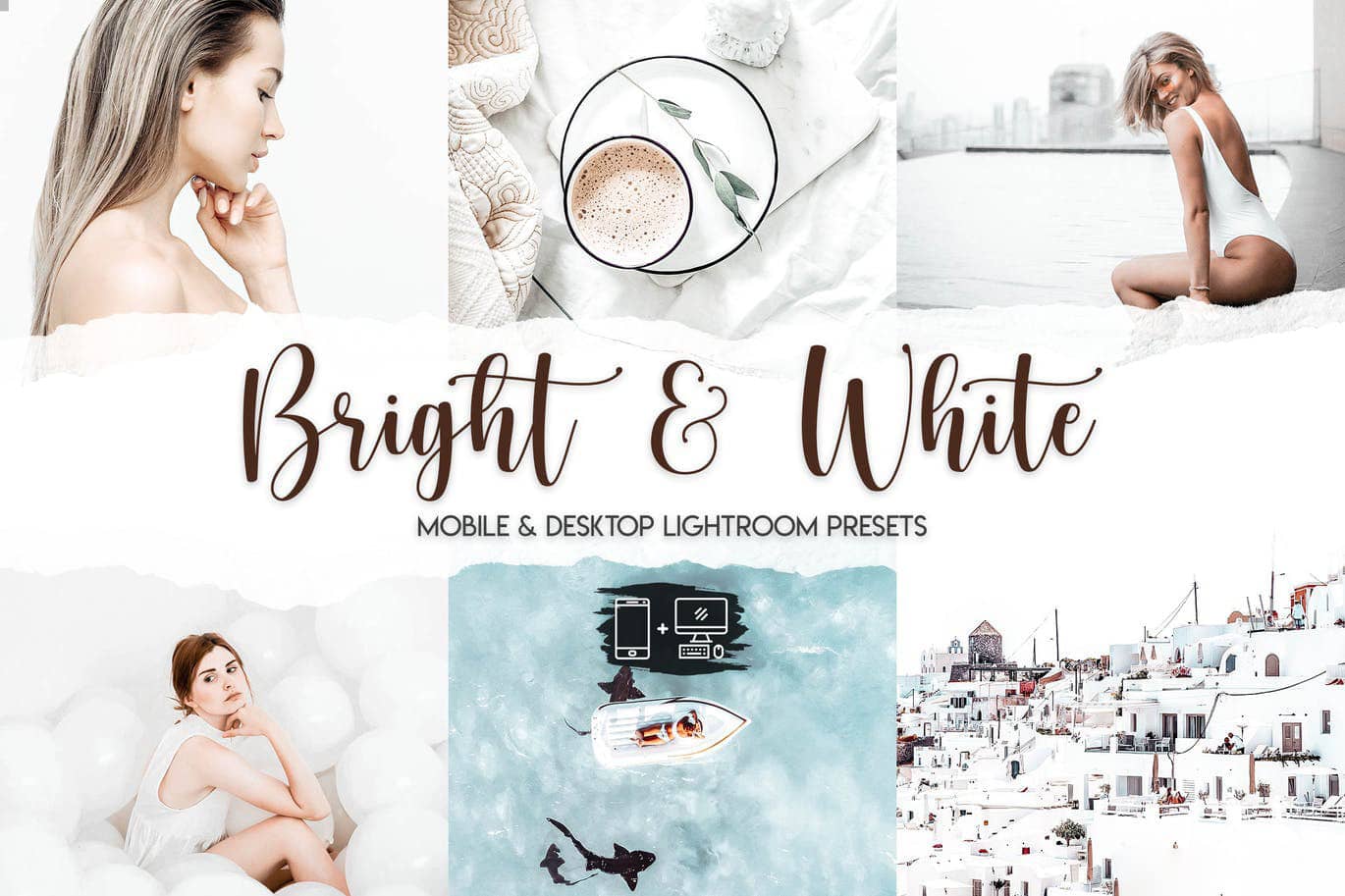 干净目录通透人像后期调色Lightroom预设 Bright White Lightroom Presets
