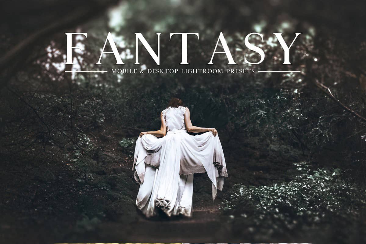 幻想电影冷色调Lightroom预设+手机版lr预设 Fantasy Lightroom