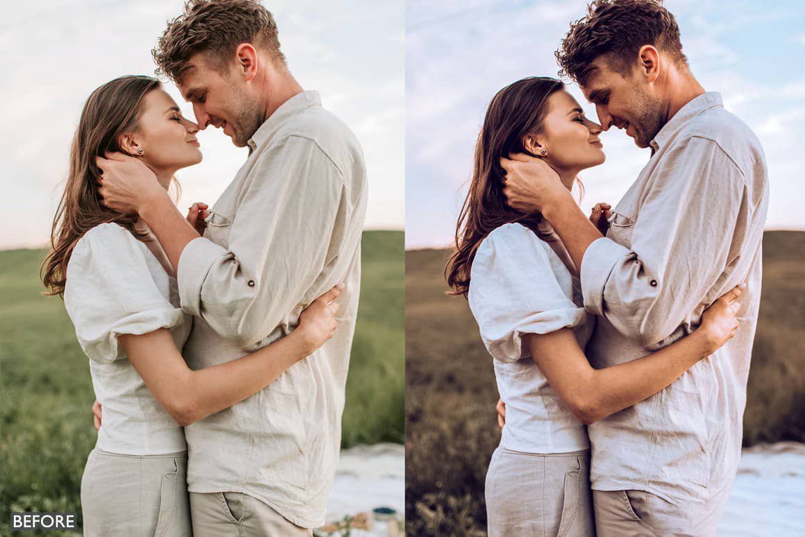 户外暖色调情侣胶片人像Lightroom预设 Picnic Outdoor Lightroom Presets