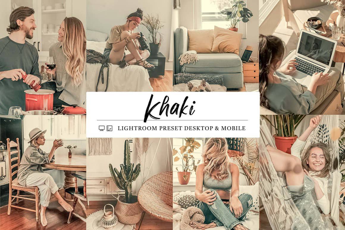旅拍人像卡其色调Lightroom预设