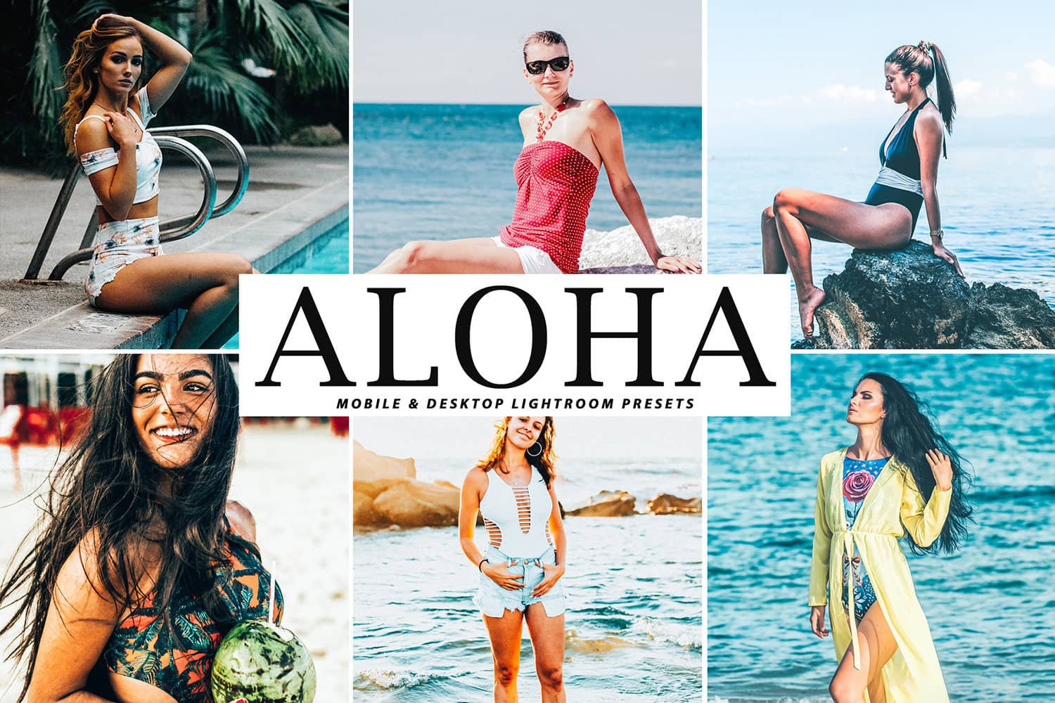 旅拍人像复古优美情绪LR预设+手机LR APP滤镜Aloha Lightroom Presets