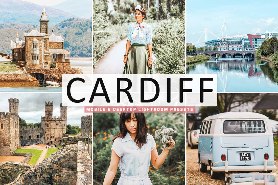 旅拍情绪人像森系黑色胶片主题LR预设 Film Noir Theme Preset