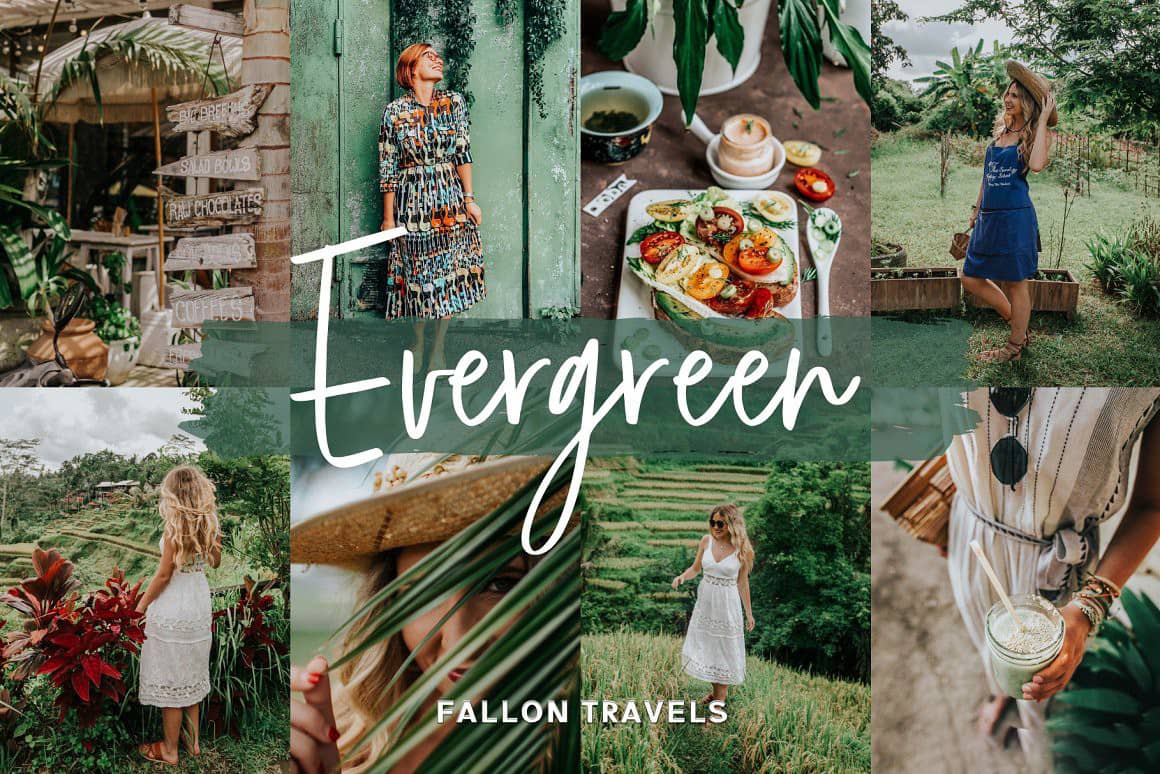 旅行摄影instagram风格质感电影胶片绿调Lightroom预设