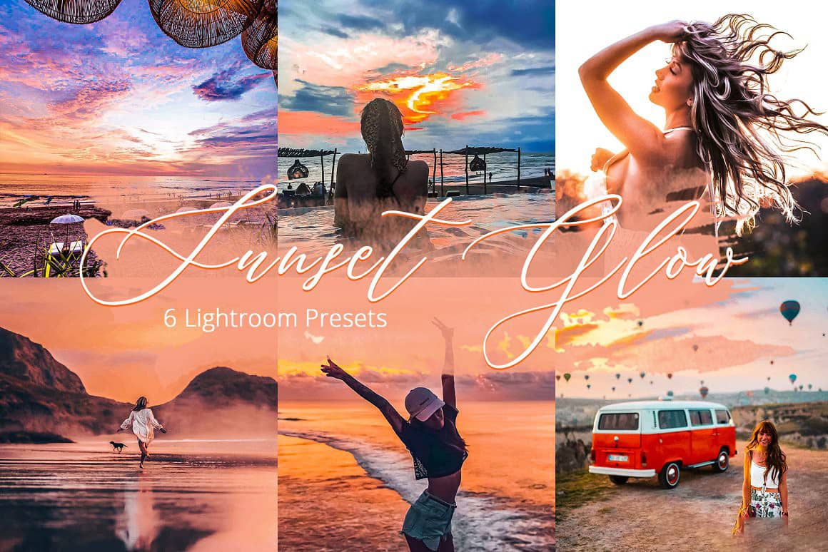 日落光辉黄金时段人像摄影Lightroom预设